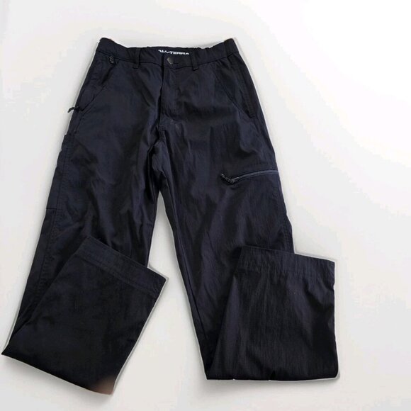Wrangler All Terrain Pants Mens 30x32 Black Rip Stop No Fly Zone Tech Utility - Picture 8 of 16
